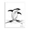 Stupell Industries Adorable Penguin On Snow Mound Arctic Tuxedo Bird Wall Plaque